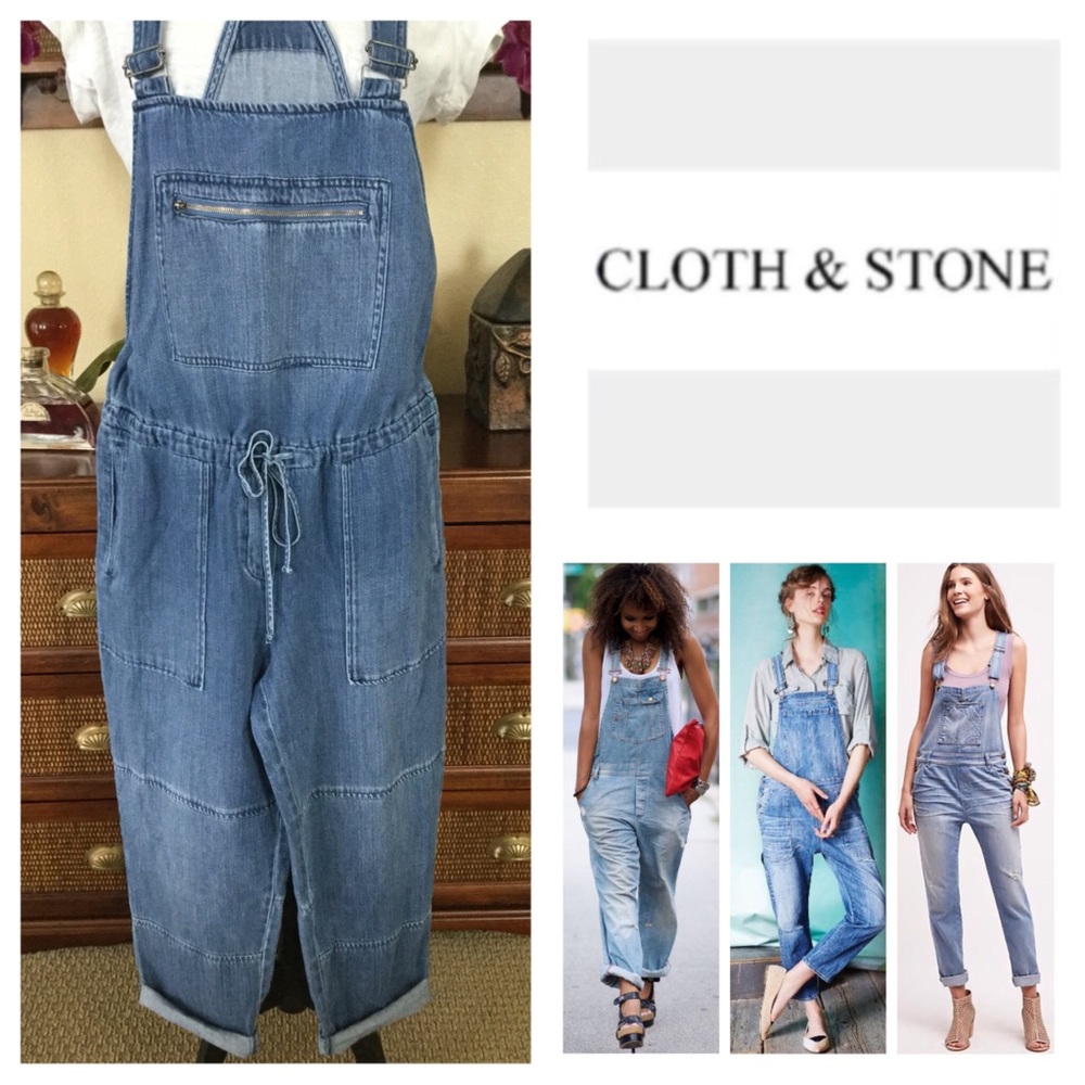 🆕Anthropologie Cloth & Stone Overalls.  NWOT. - Picture 5 of 6